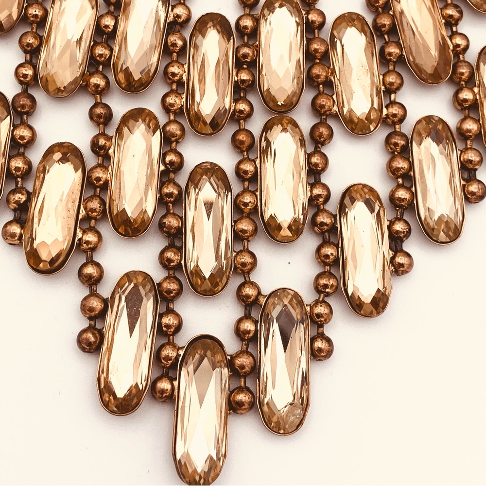 OTT Costume Gold Statement Necklace - Picture 9 of 10